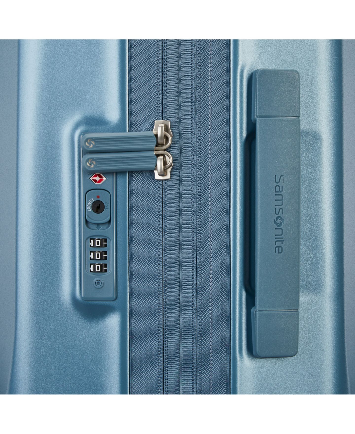 Чемодан Samsonite Uplift Hardside Carry-On Spinner, цвет: Синий — фото 7