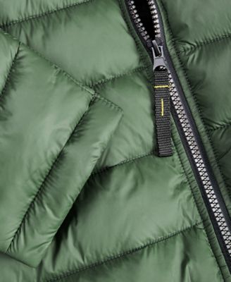 Men's Sherpa Lined Hooded Puffer Jacket