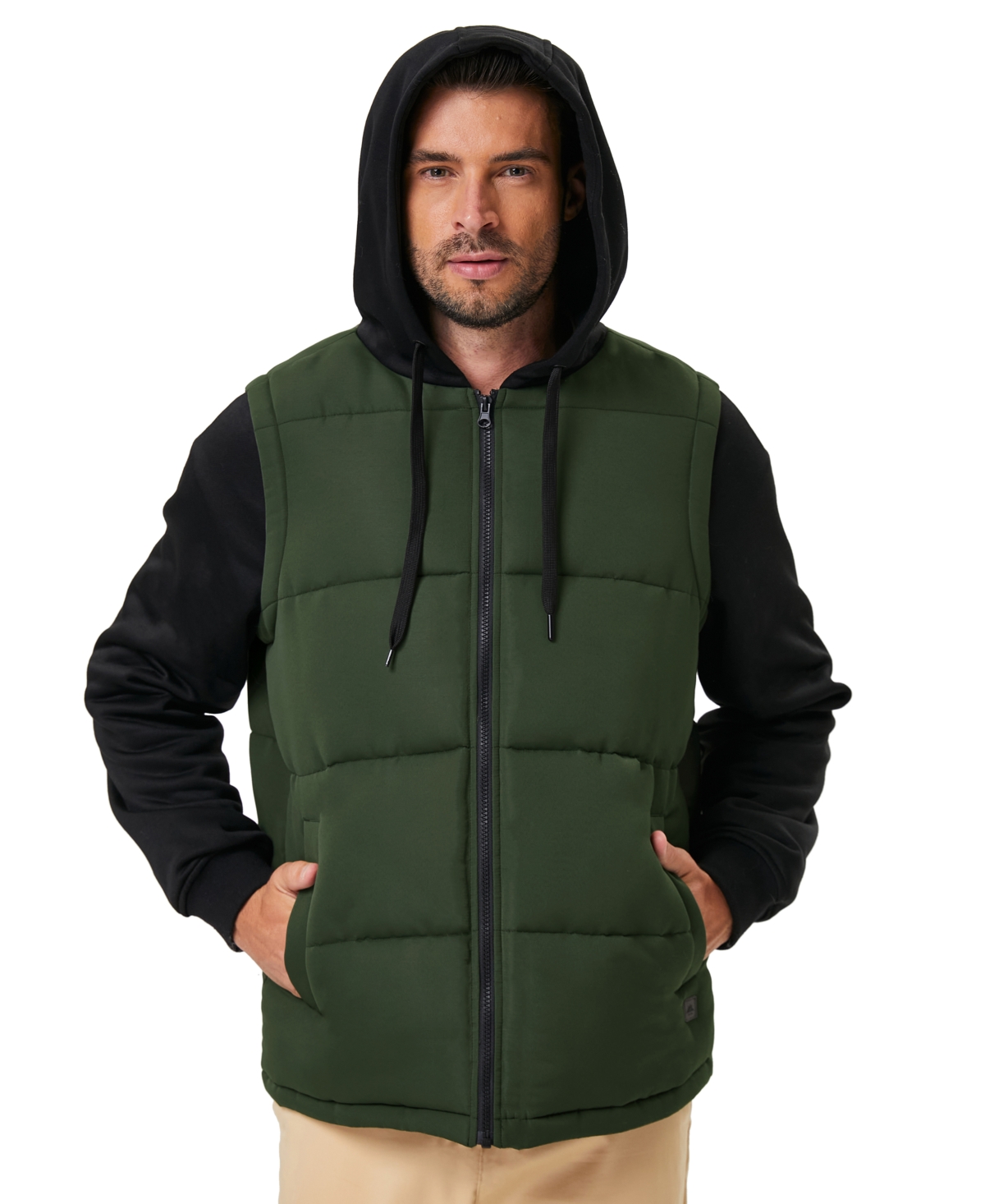 Hawke & Co. Men's Puffer Vest & Hoodie