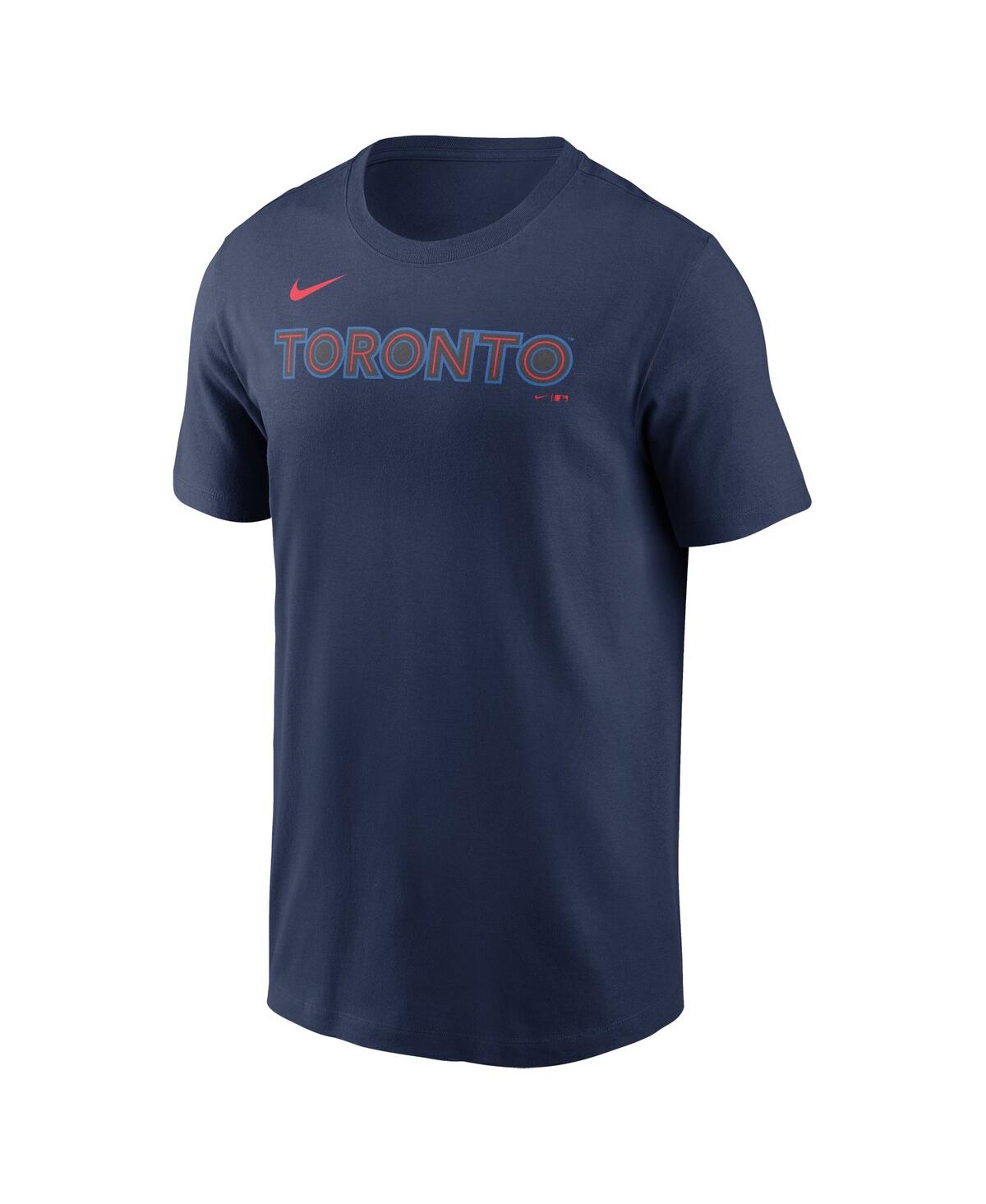 Nike Men'sToronto-Blue Jays 2024 City Connect Wordmark T-Shirt - Navy