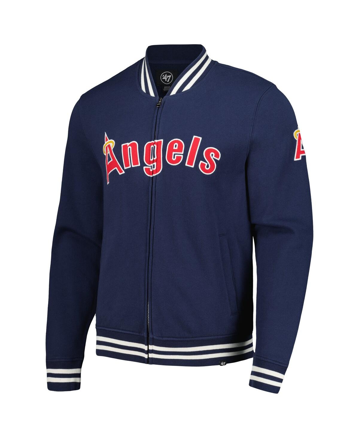 '47 Brand Men'sLos Angeles Angels Pack Pro Camden Full-Zip Track Jacket - Navy