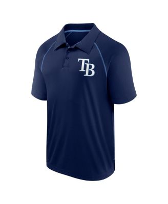 Men's Navy Tampa Bay Rays Strong Alone Raglan Polo
