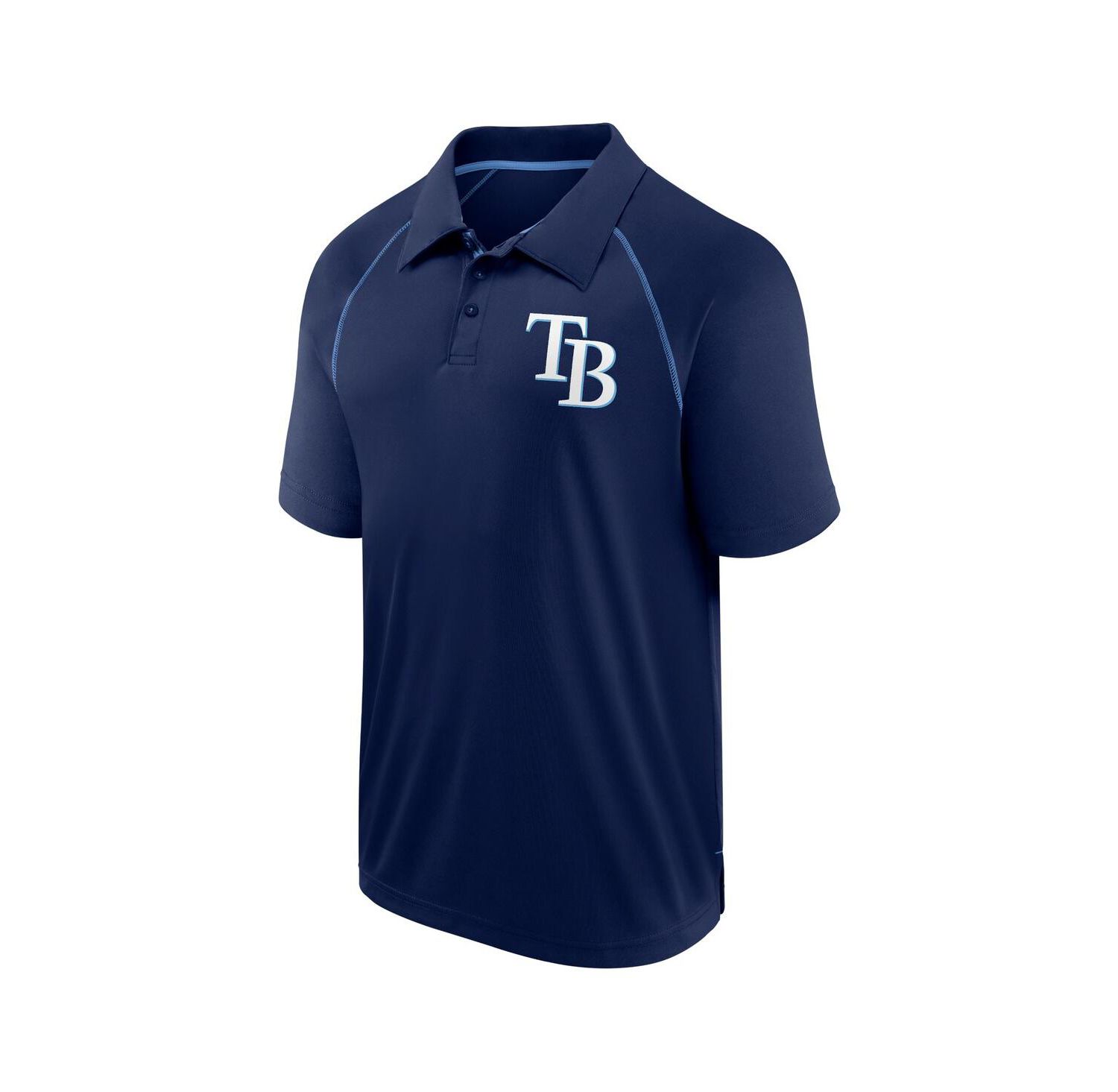 Men's Navy Tampa Bay Rays Strong Alone Raglan Polo