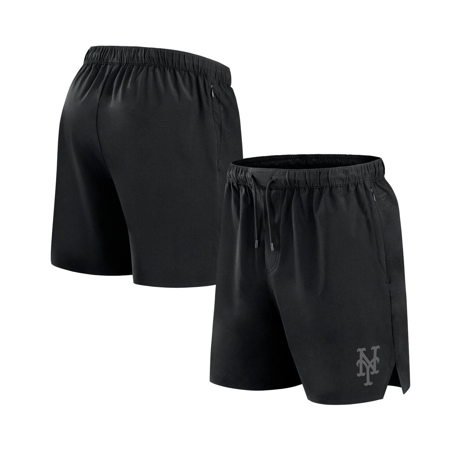 Men's Black New York Mets Front Office Woven Shorts
