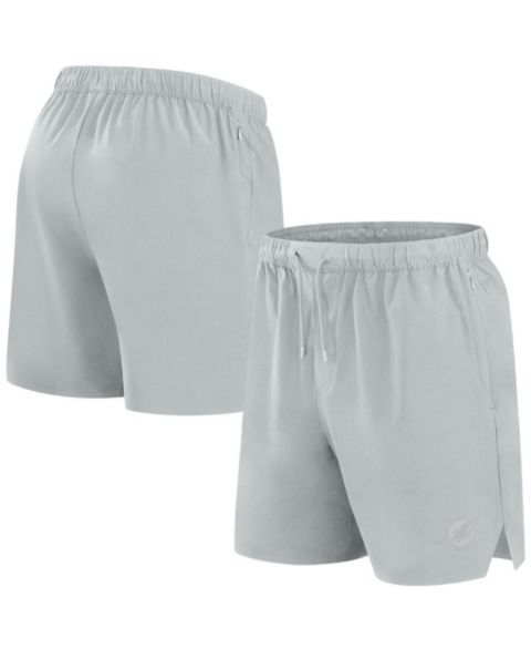 Мужские шорты Fanatics Signature Gray Miami Dolphins Front Office Woven
