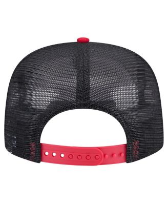 Men's Black Minnesota Twins Throwback Meshback Golfer Hat