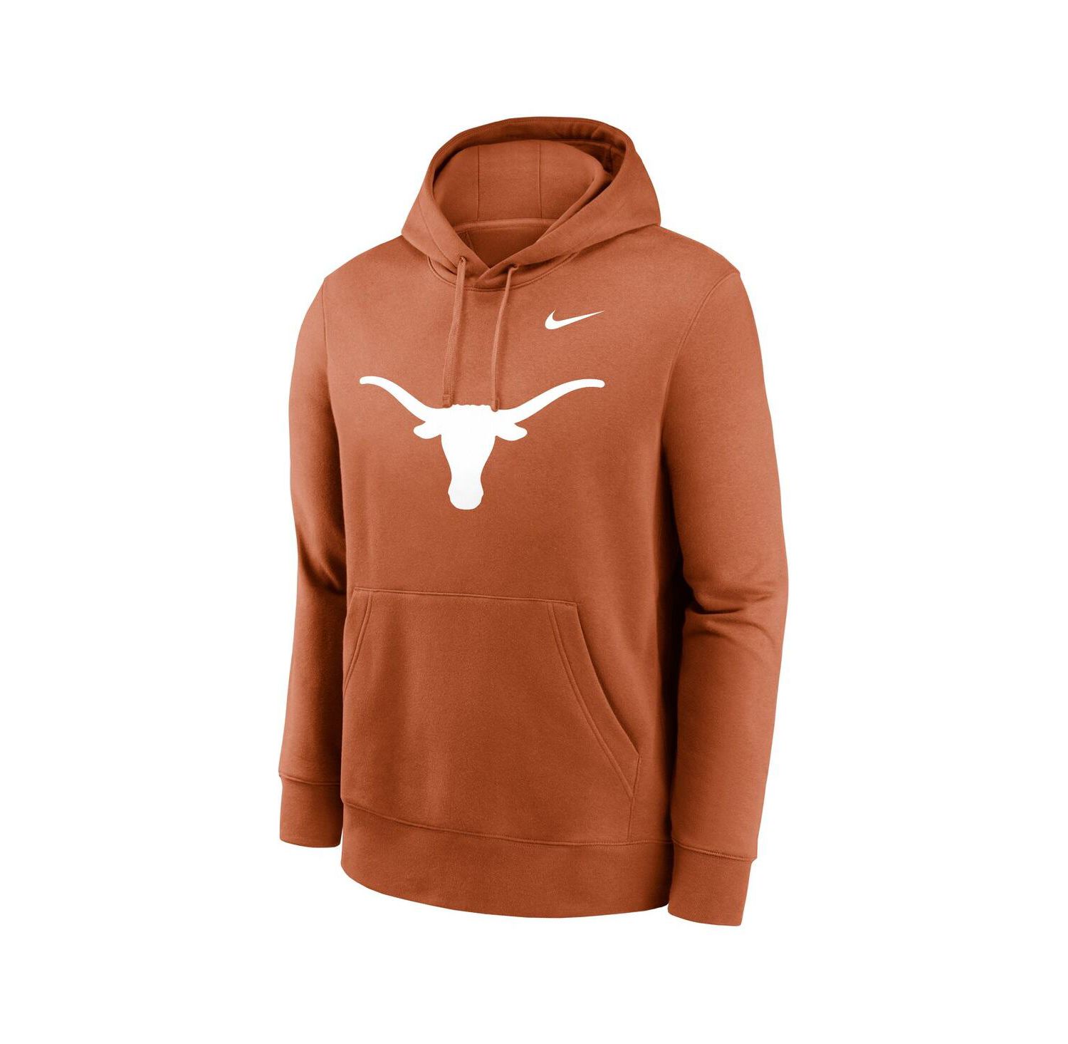 Men's Orange Texas Longhorns Primetime Evergreen Club Fleece Pullover Hoodie