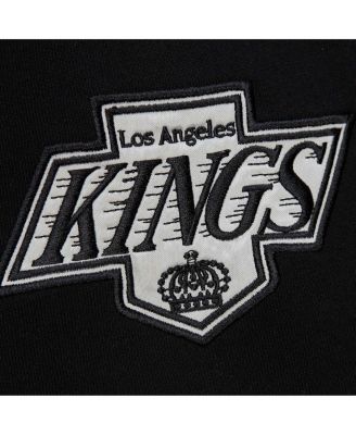 Men's Wayne Gretzky Black Los Angeles Kings Premium Name Number Fleece Pullover Sweatshirt