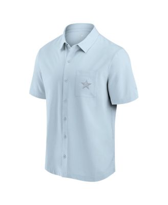 Men's Light Blue Dallas Cowboys Front Office Button-Up Shirt