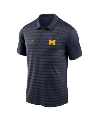 Men's Navy Michigan Wolverines 2024 Early Season Coaches Sideline Performance Polo Shirt