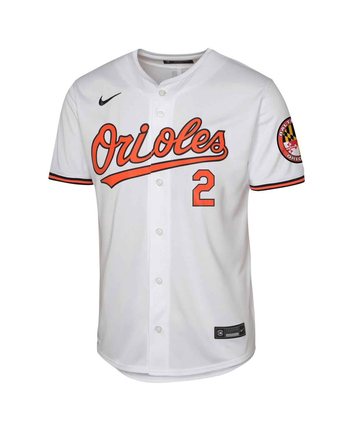 Nike Big Boys and Girls Gunnar HendersonBaltimore Orioles Home Limited Jersey - White