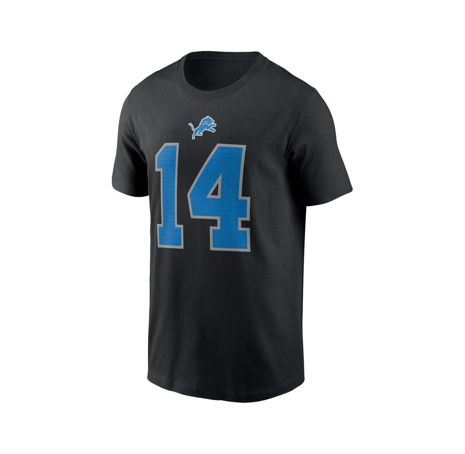 Nike Men's Amon-Ra St. Brown Black Detroit Lions Player Name & Number T-Shirt