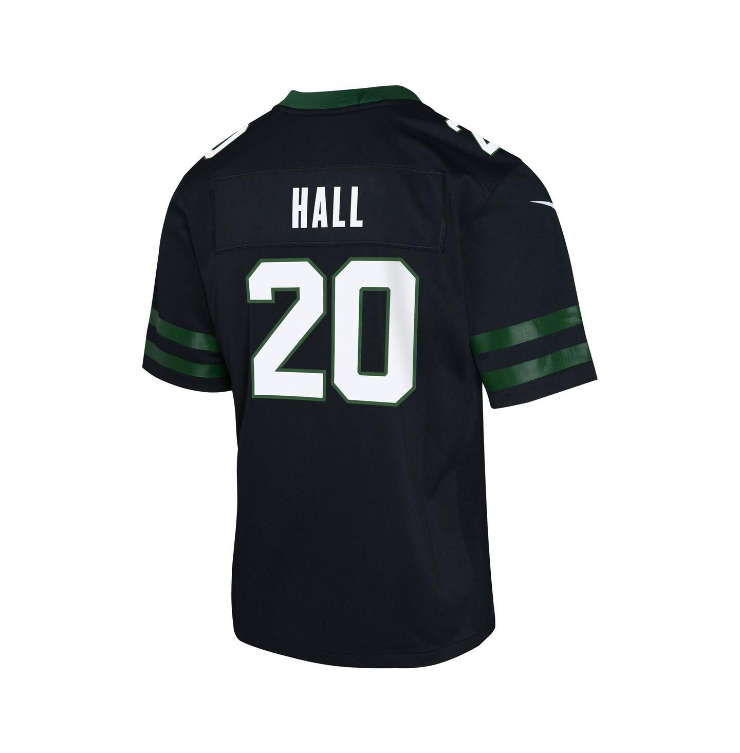 Детская игровая джерси Nike Breece Hall New York Jets Legacy, цвет: Чёрный — фото 2