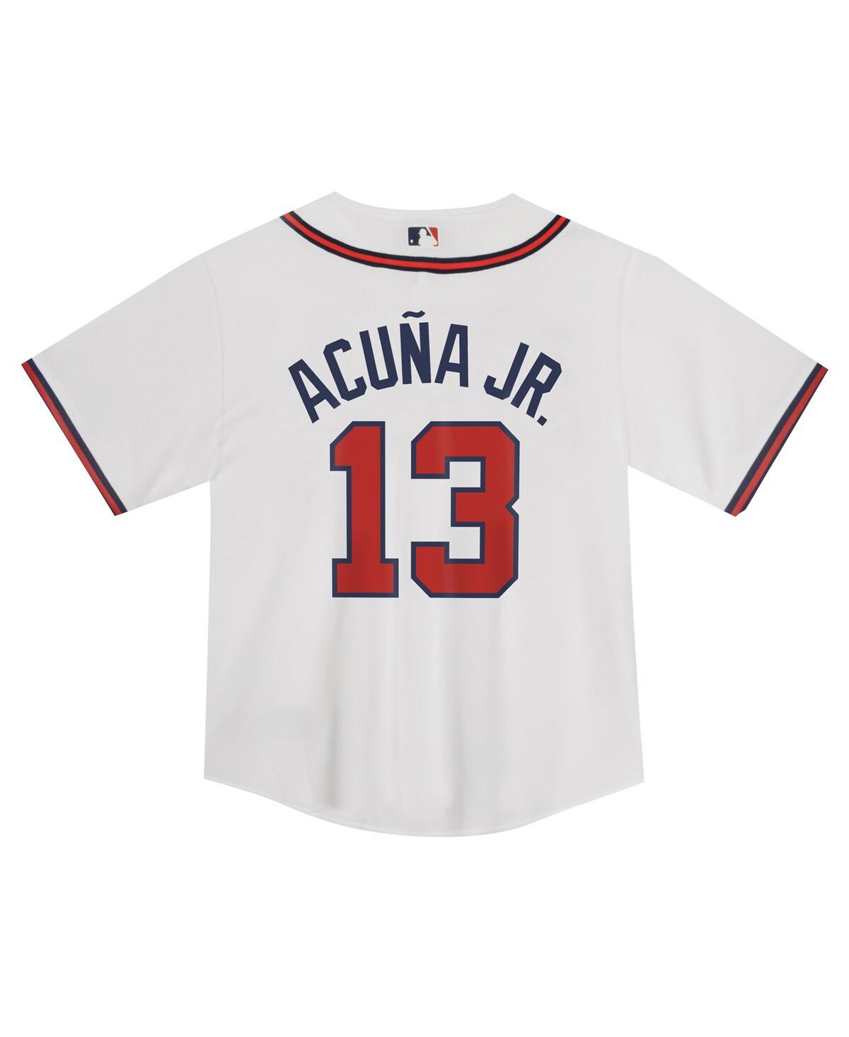 Nike Toddler Ronald Acuna Jr.Atlanta Braves Game Jersey - White