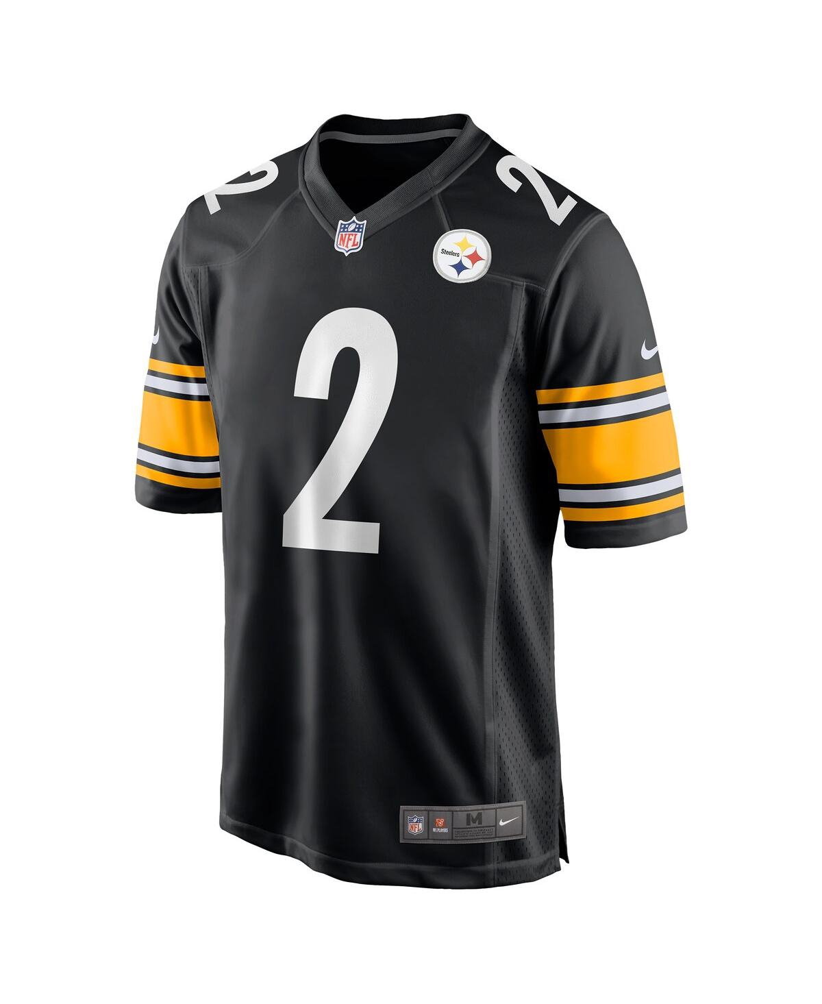 Nike Men's Justin FieldsPittsburgh Steelers Game Player Jersey - Black
