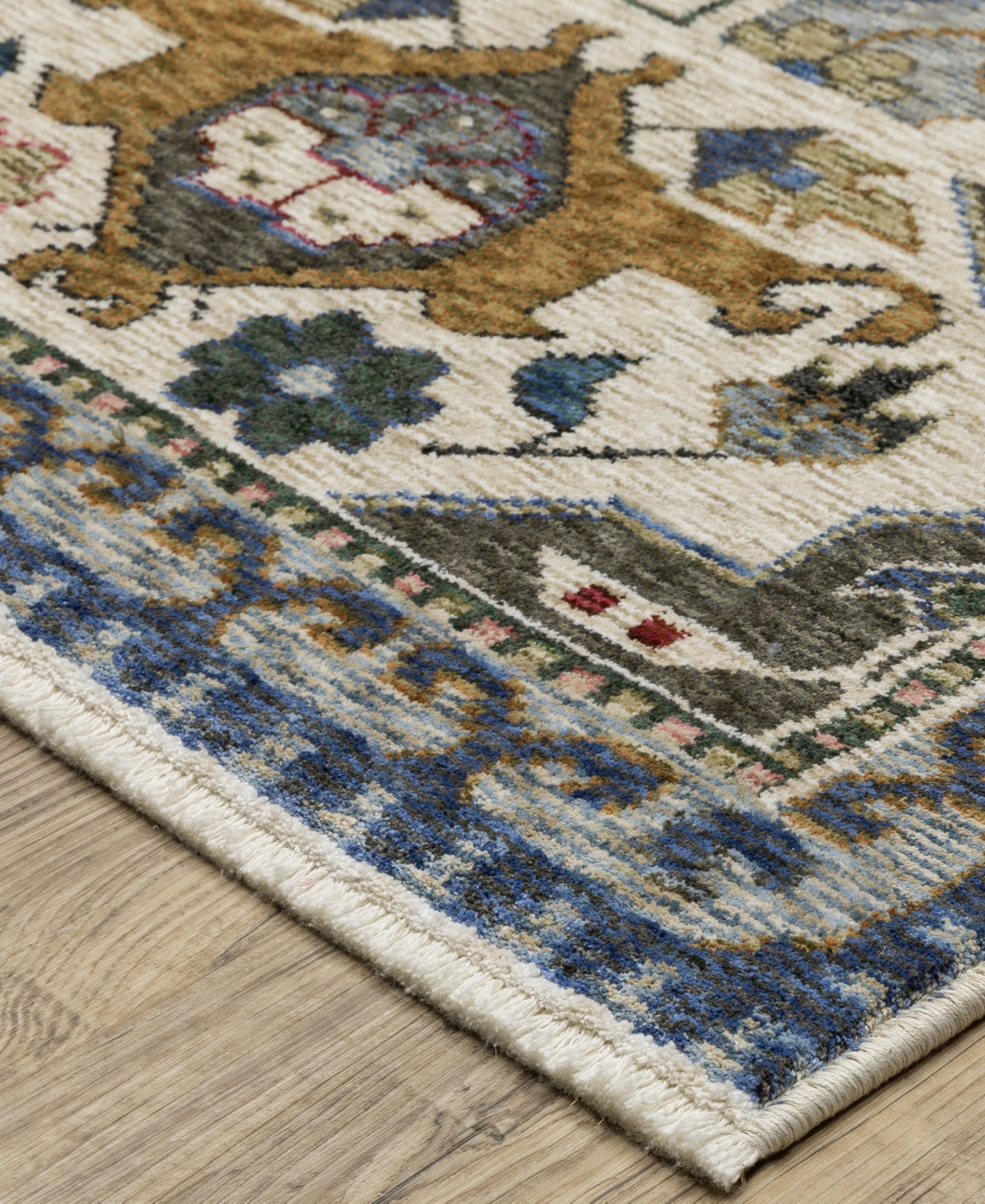 Oriental Weavers Hastings Ha04e 2'3x7'6 Runner Area Rug In Blue