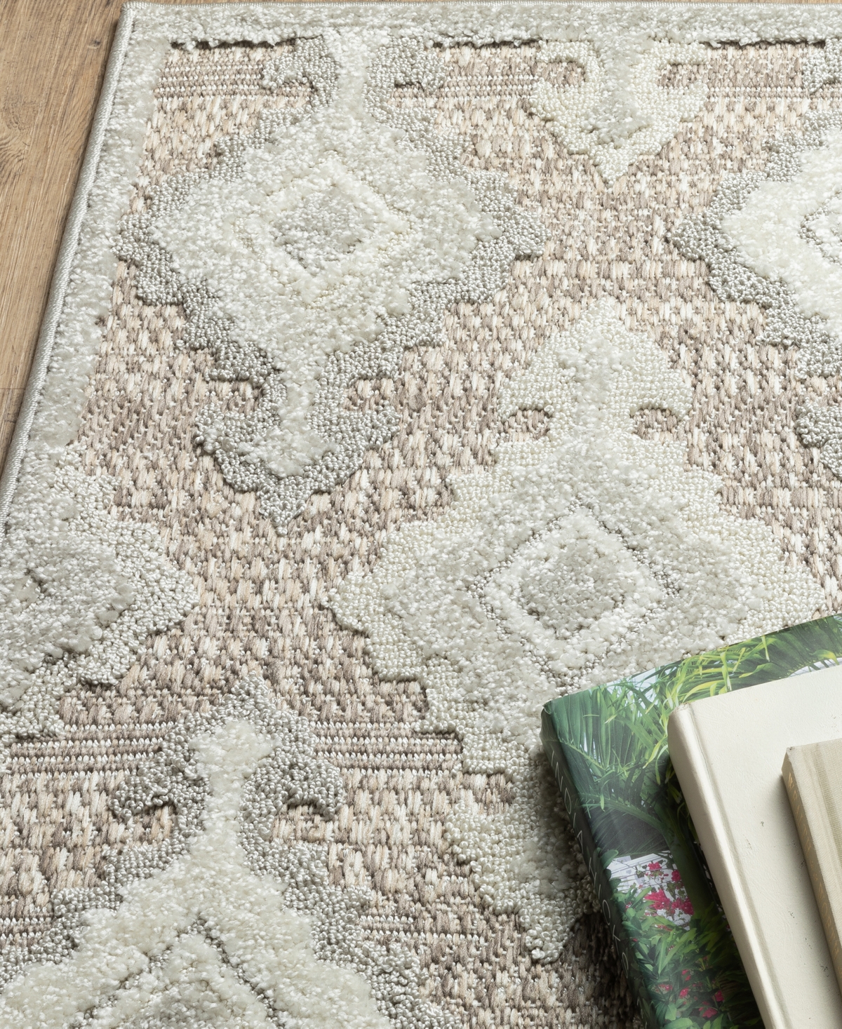 Oriental Weavers Tangier Tan08 2'3x7'6 Runner Area Rug In Beige