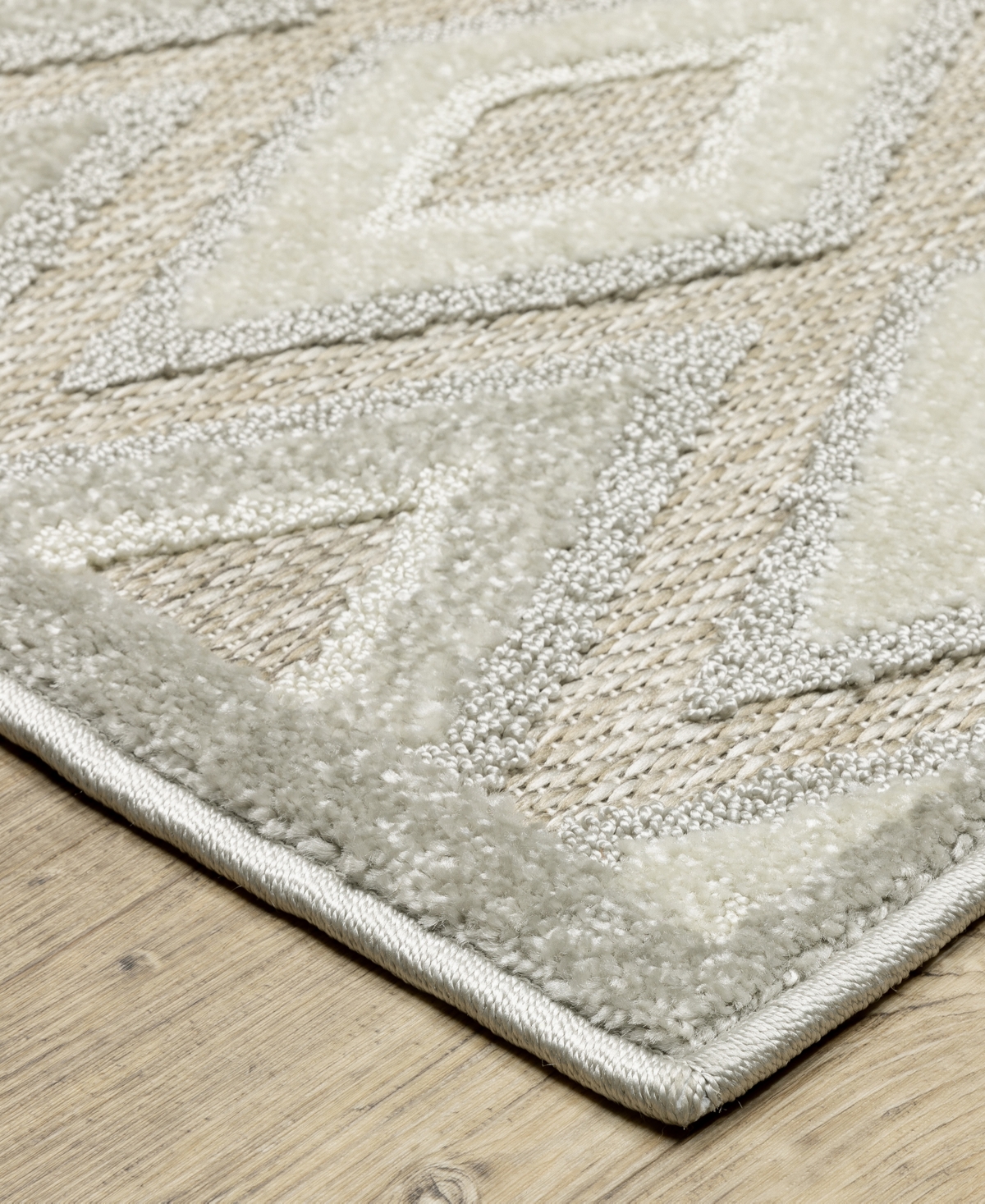 Oriental Weavers Tangier Tan02 2'3x7'6 Runner Area Rug In Beige