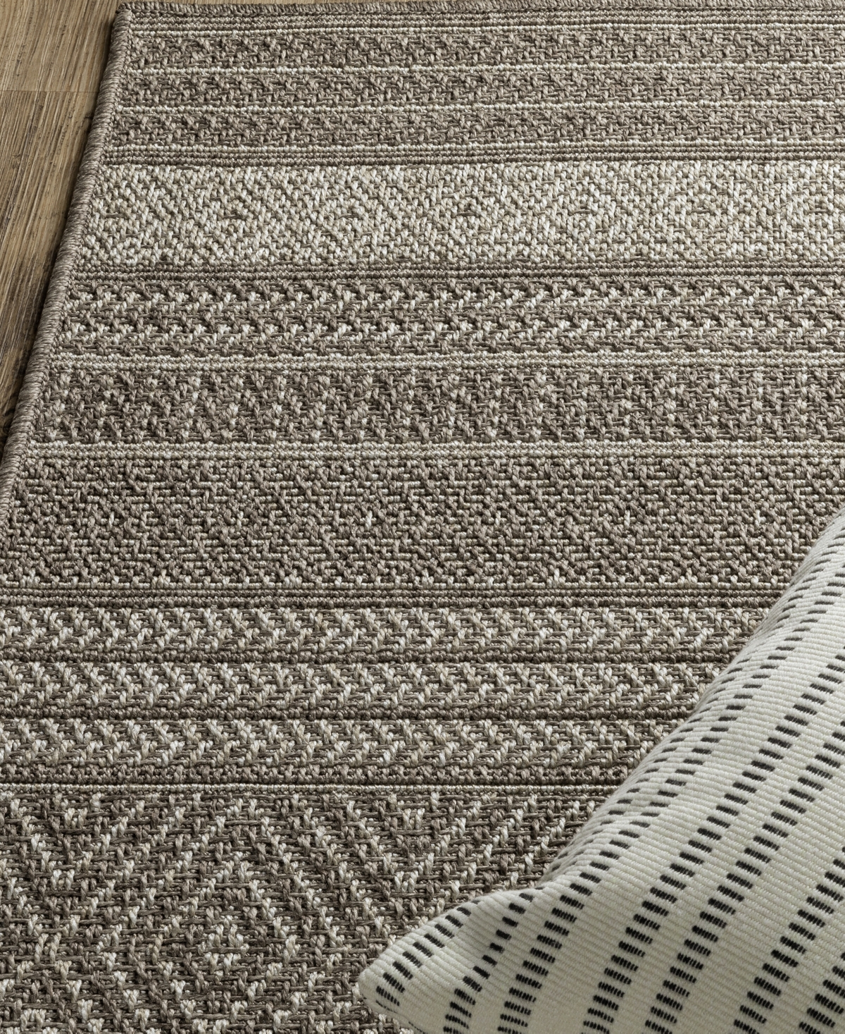 Oriental Weavers Caicos Ca06a 1'10x7'6 Runner Area Rug In Charcoal
