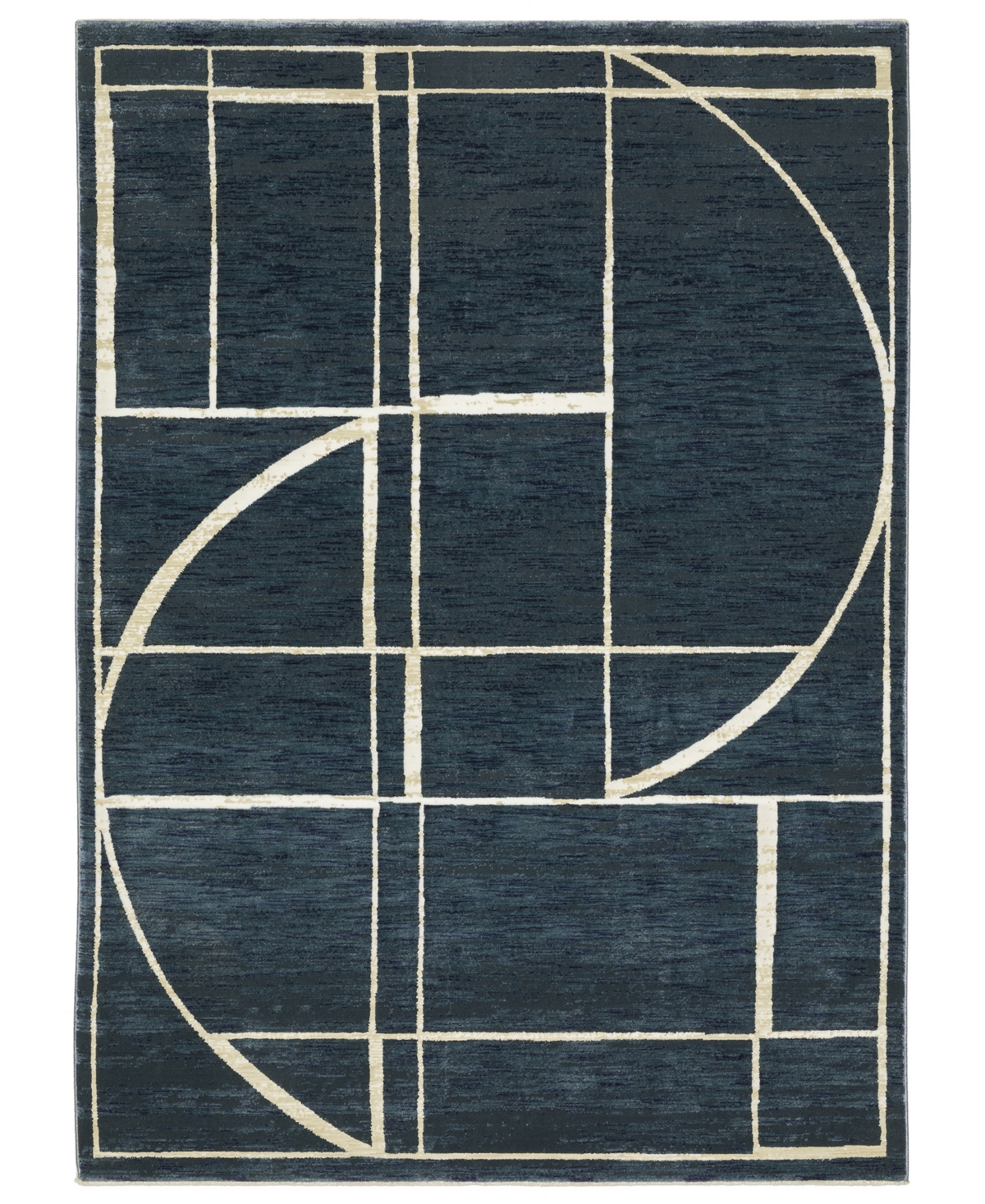 Oriental Weavers Reed Re04b 5'3x7'6 Area Rug In Navy