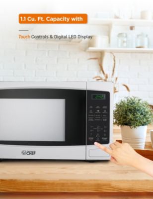1.1 Cu. Ft. 1000W Countertop Microwave Oven
