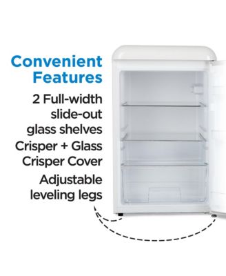 4.4 Cu. Ft. Retro Refrigerator