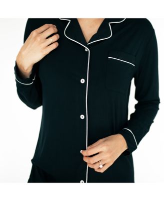 Plus Size Clea Classic Long Sleeve Nursing Pajama