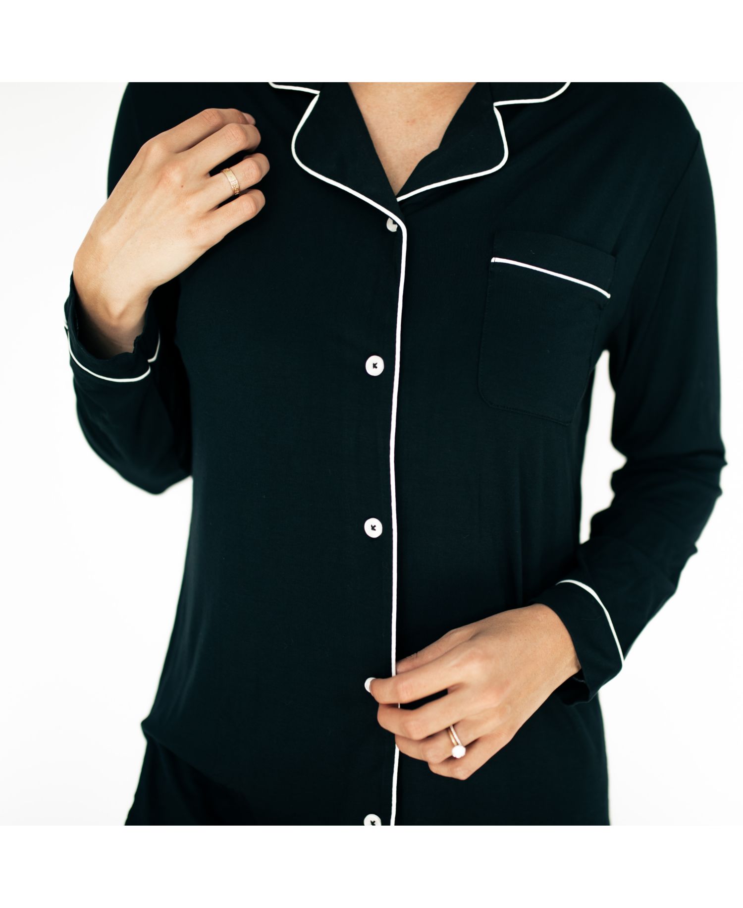 Maternity Clea Classic Long Sleeve Nursing Pajama