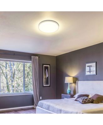 16" Flush Mount Ceiling Light 32W LED 3 Color Kitchen Lamp Home Fixture 2 Pack