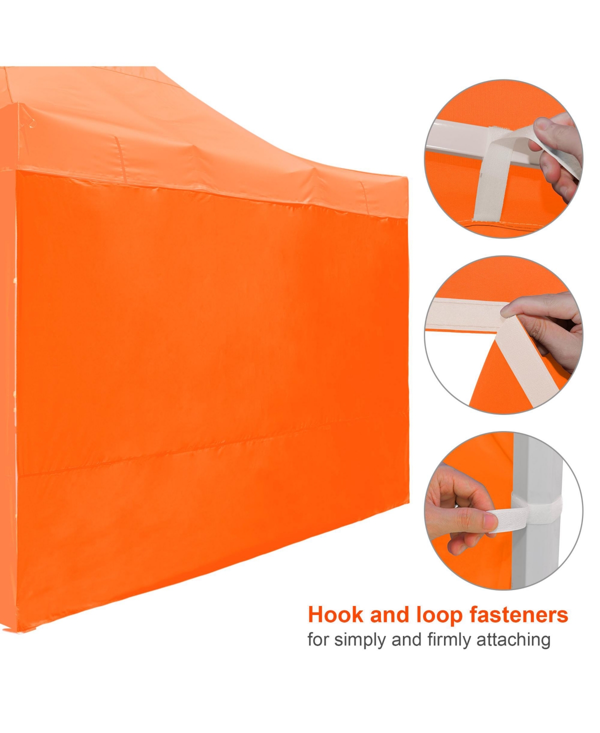 Instahibit 1 Pack Side Wall for 10x15 Ft Ez Pop Up Canopy Tent UV50+ Garden Sun