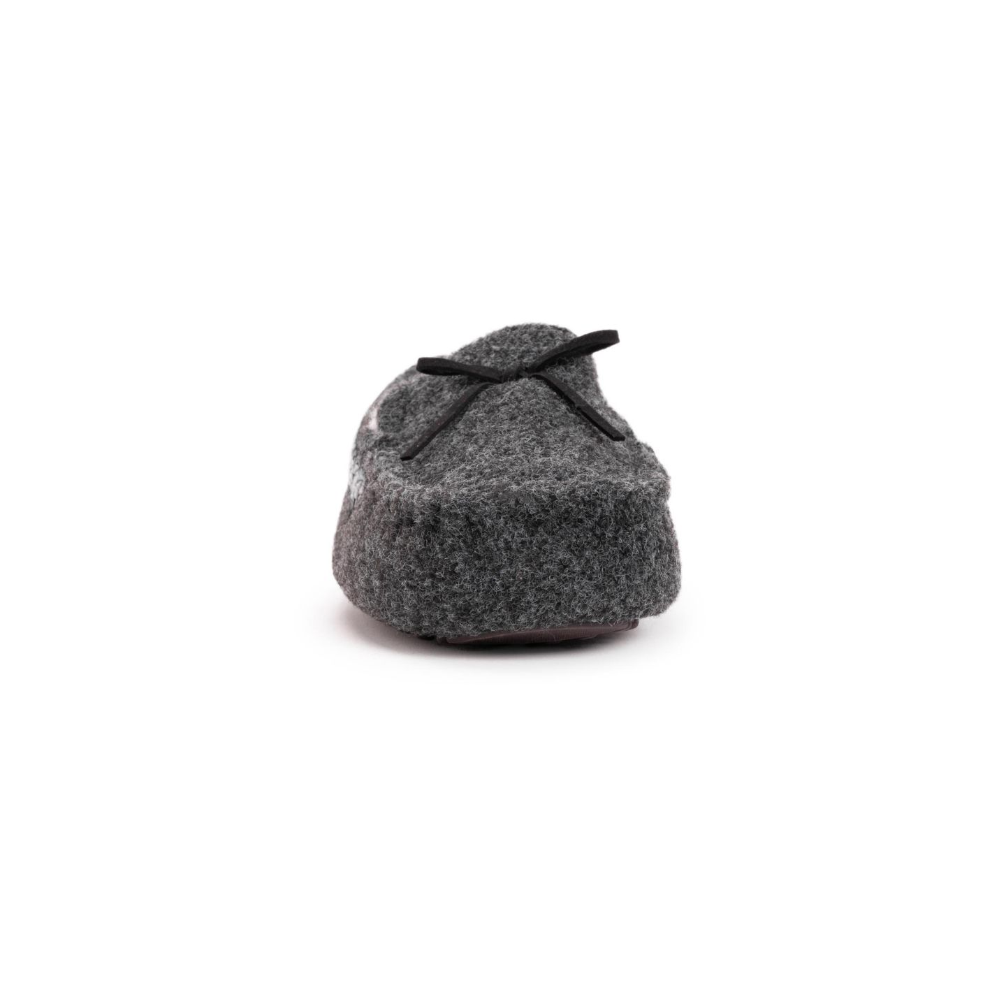 Мужские тапочки MUK LUKS Ethan Moccasin Slippers, цвет: Эбеновый меланжевый — фото 3
