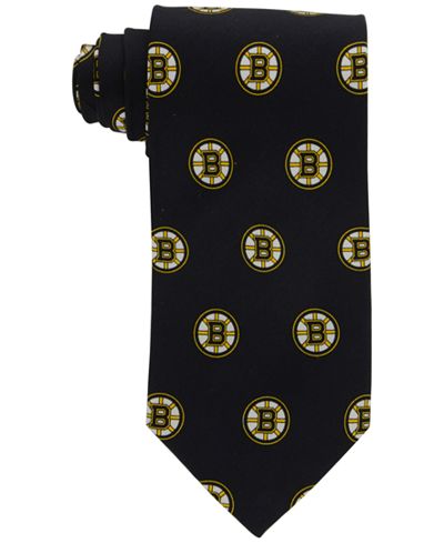Eagles Wings Boston Bruins Repeat Logo Tie