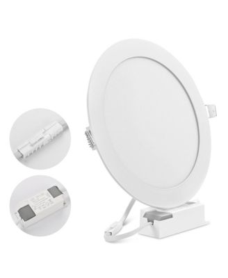 7" LED Recessed Ceiling Panel Down Light 3 Color 15W Slim Spot Lamp Home 12 Pack