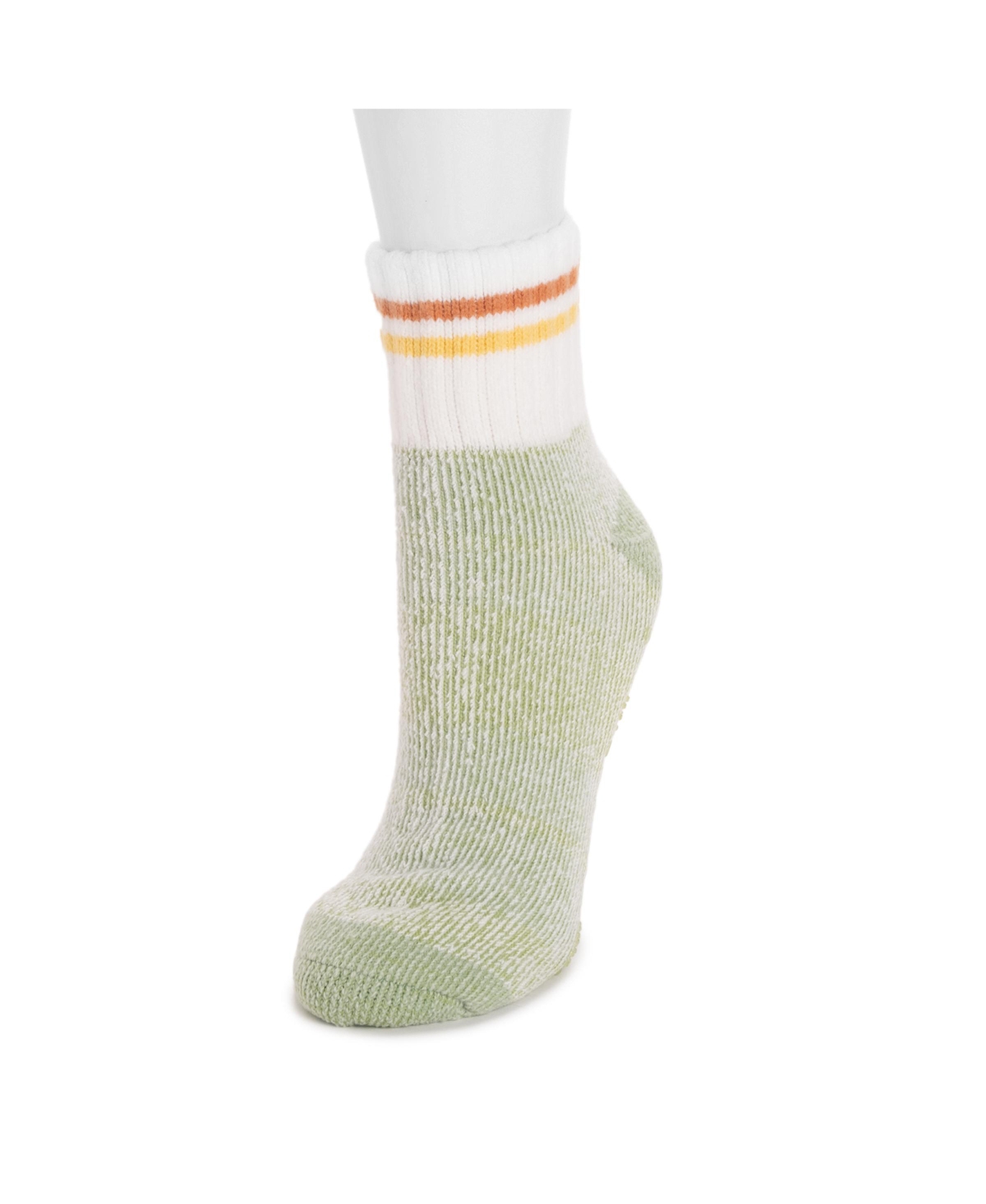 Muk Luks Women's Rib Cuff Lounge Sock