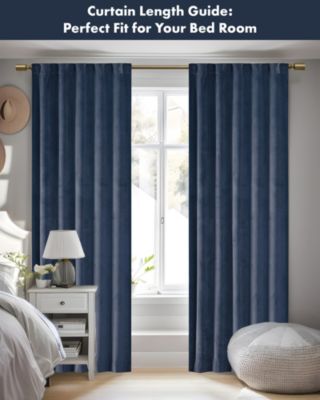 Colt Room Darkening Velvet Thermal Insulated Curtain Panel Pair