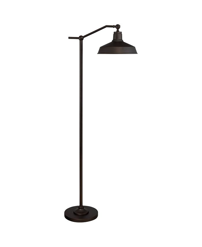 360 Lighting Kayne Rustic Farmhouse Floor Lamp Standing 61" Tall Satin ...