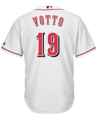 Majestic - Men's Joey Votto Cincinnati Reds Replica Jersey