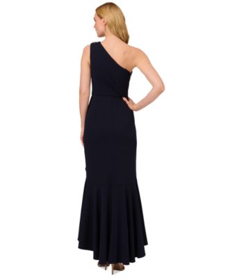 Women's Beaded One-Shoulder Gown 