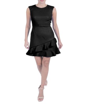 Women s Ruffled Cocktail Dress