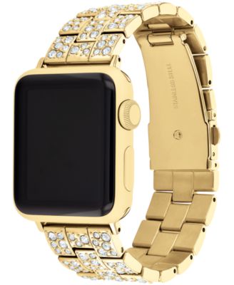 Women's Gold Stainless Steel Bracelet for Apple Watch 38mm, 40mm, 41mm