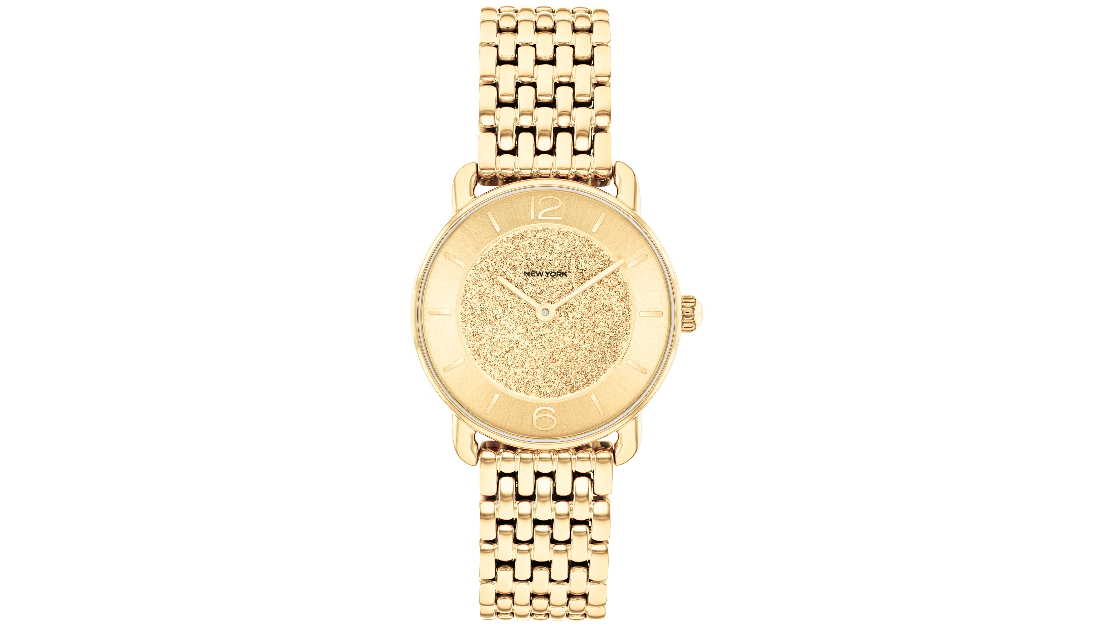 Coach Women's Gold Elliot Stainless Steel Watch 28mm