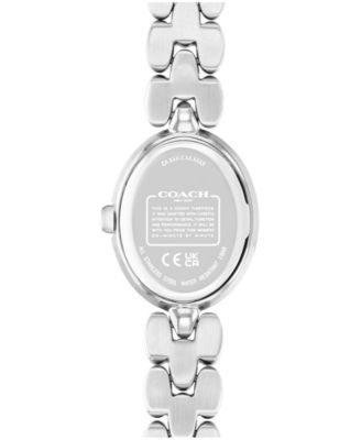 COACH Women's Silver Sammy Stainless Steel Watch 22.5mm - Macy's