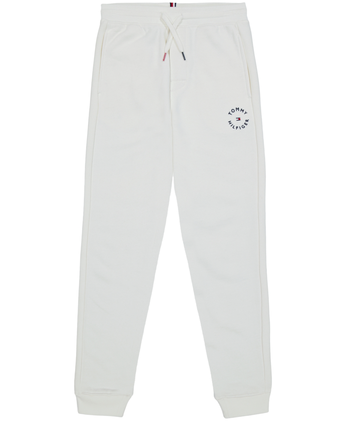 Tommy Hilfiger Toddler Elevated Tapered-fit Fleece Joggers In Ecru