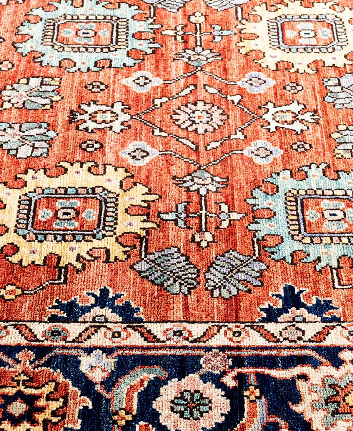 Adorn Hand Woven Rugs Serapi 4'x5'11" Area Rug In Orange