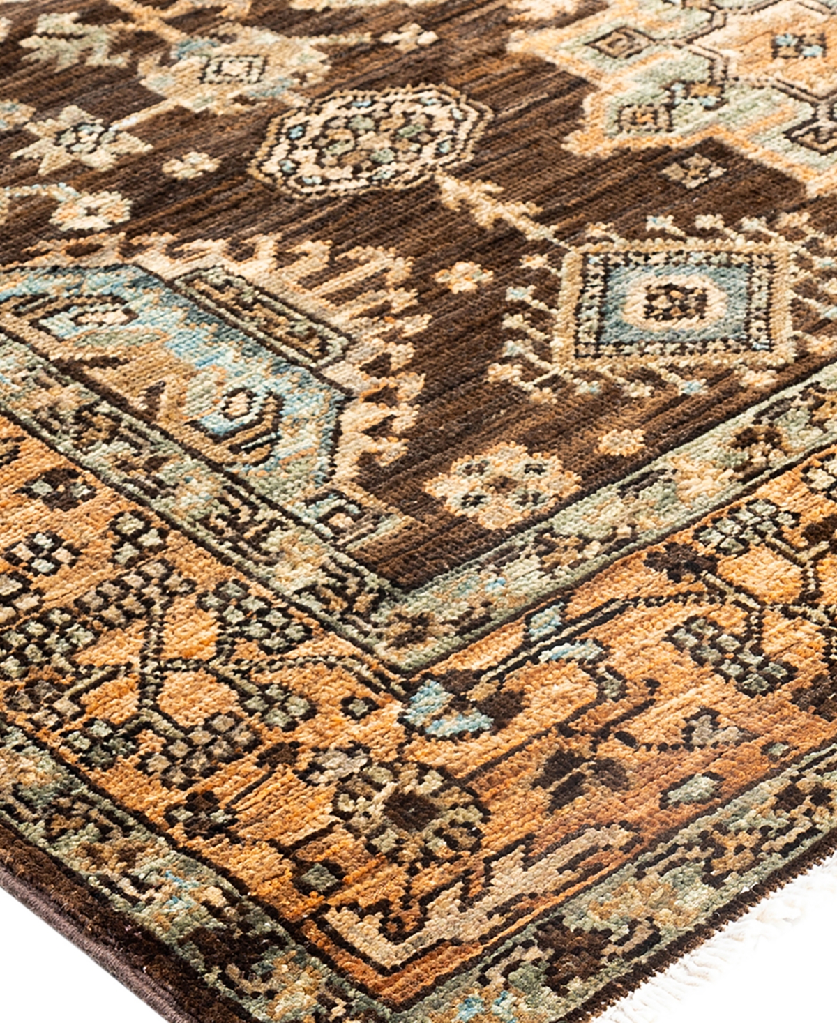 Adorn Hand Woven Rugs Serapi 4'x5'10" Area Rug In Brown