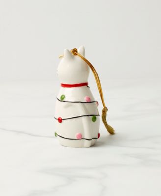 Kate Spade Be Jolly Cat Ornament