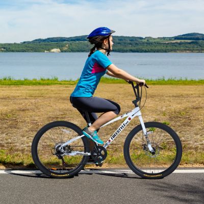 Streamdale Freestyle MTB Bike, 26", Purple, 7-Speed Shimano, Double Disc