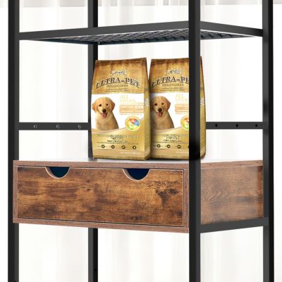 Streamdale Premium Dog Feeding Station with Storage and Adjustable Height