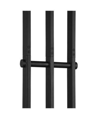 Acadia Modern Floor Lamp 71" Tall Black Warm Gold Metal 3-Light Frosted White Glass Globe Shades Decor for Living Room Reading House Bedroom Home Office House