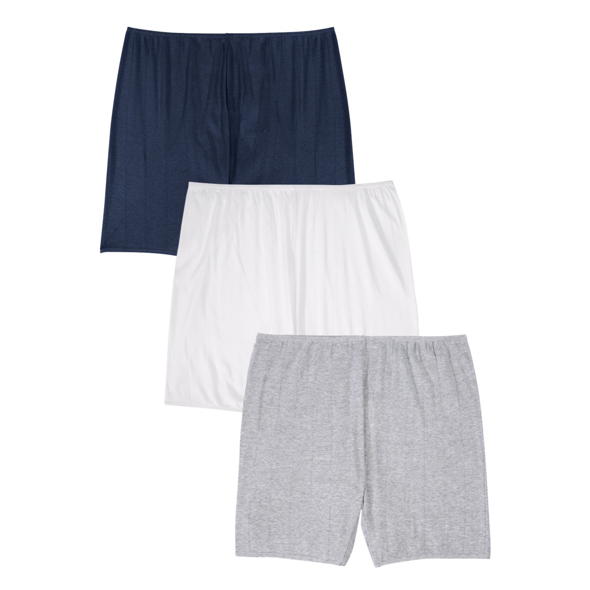 Plus Size Cotton Bloomer 3-Pack - Basic pack
